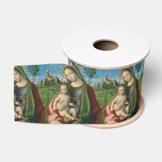 glory to jesus and mary grosgrain ribbon