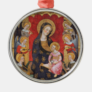 GLORY TO JESUS AND MARY METAL TREE DECORATION