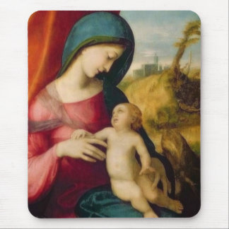 Glory To Jesus And Mary Mouse Mat