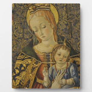 GLORY TO JESUS AND MARY PLAQUE