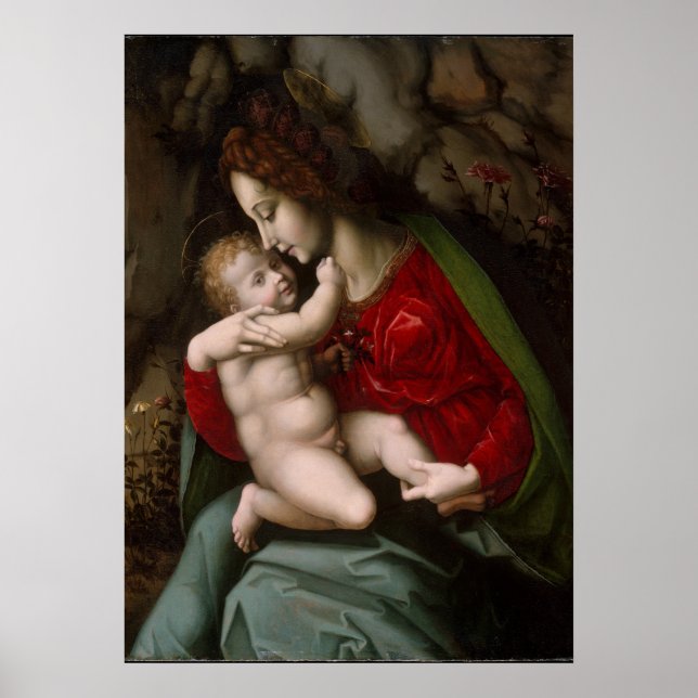 Glory To Jesus And Mary Poster (Front)