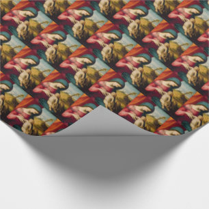 glory to Jesus and Mary Wrapping Paper
