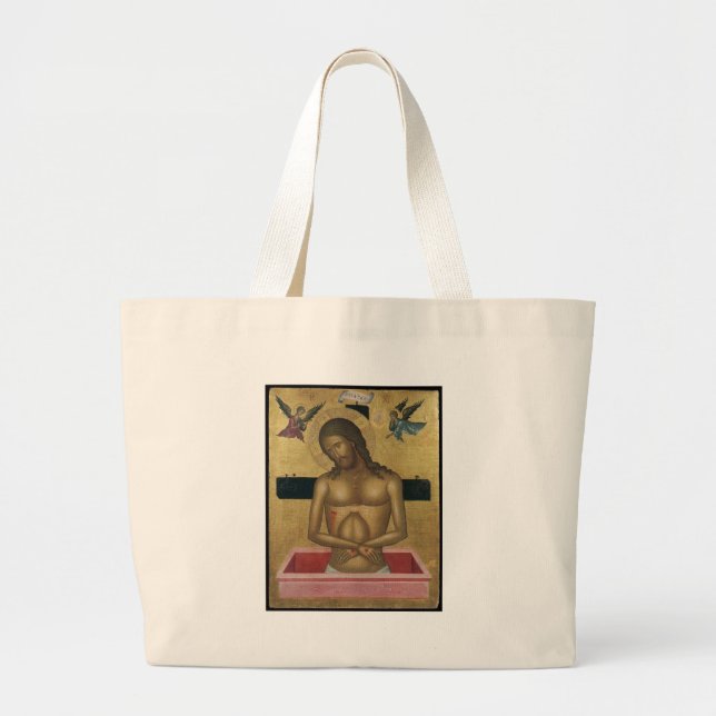 GLORY TO JESUS CHRIST LARGE TOTE BAG (Front)