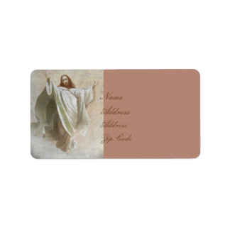 GLORY TO JESUS LABEL