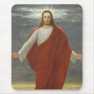 GLORY TO JESUS MOUSE MAT