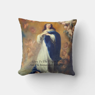 Glory To Mary and the Immaculate Conception Cushion