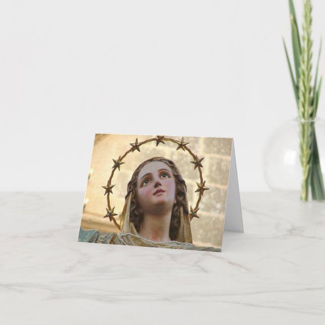 Glory To Mary Card (Front)