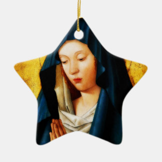 Glory To Mary Ceramic Tree Decoration