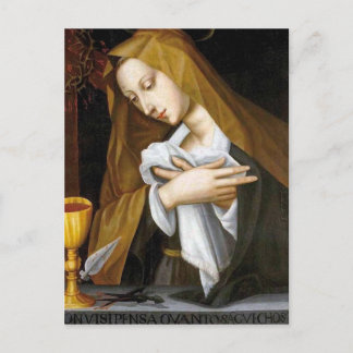 Glory To Mary Postcard