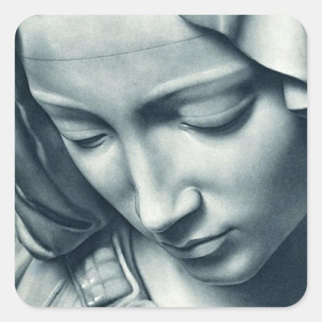 Glory to Mary Square Sticker (Front)