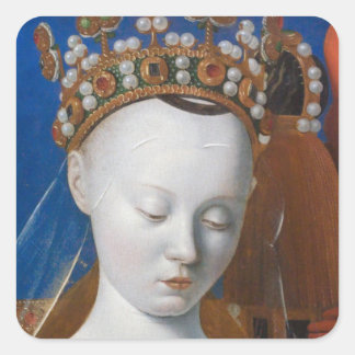 Glory to Mary Square Sticker