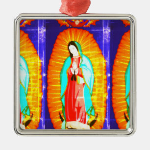 Glory To Our Lady Of Guadalupe Metal Tree Decoration