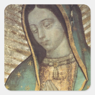 Glory to Our Lady Of Guadalupe Square Sticker