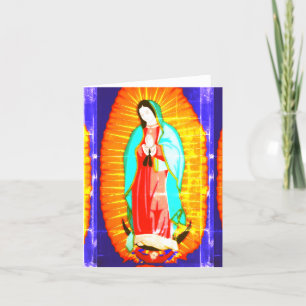 Glory To Our Lady Of Guadalupe Thank You Card