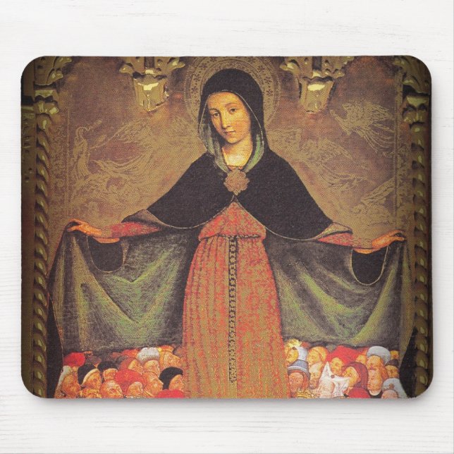 glory to our lady of mercy mouse mat (Front)
