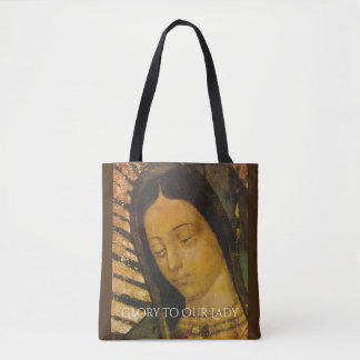glory to our lady tote bag