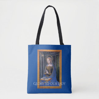 glory to our lady tote bag