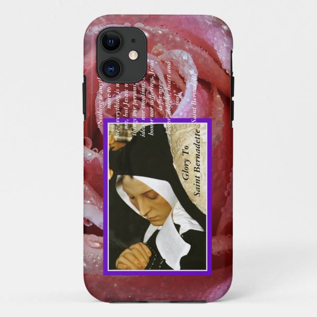 Glory To Saint Bernadette Case-Mate iPhone Case (Back)