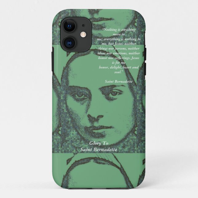 Glory To Saint Bernadette Case-Mate iPhone Case (Back)