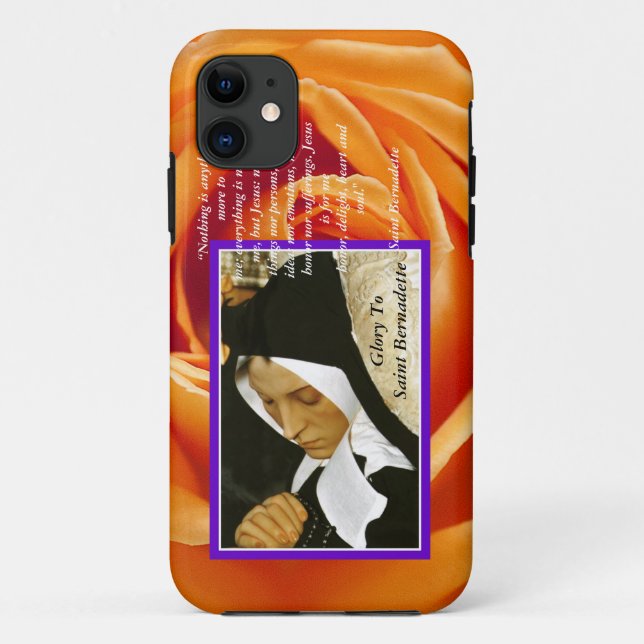 Glory To Saint Bernadette Case-Mate iPhone Case (Back)
