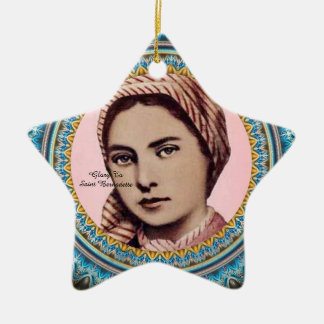 Glory To Saint Bernadette Ceramic Tree Decoration