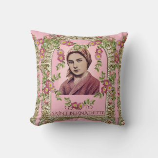 GLORY TO SAINT BERNADETTE CUSHION