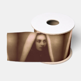 glory to saint bernadette grosgrain ribbon