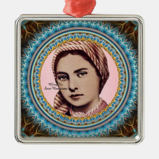Glory To Saint Bernadette Metal Tree Decoration