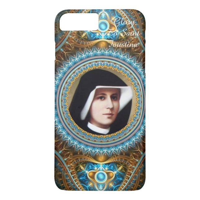 Glory To Saint Faustina Case-Mate iPhone Case (Back)