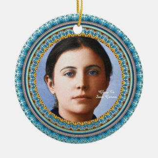 Glory To Saint Gemma Ceramic Tree Decoration