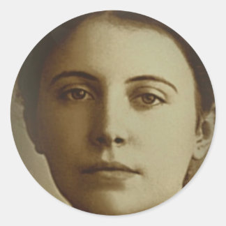 GLORY TO SAINT GEMMA CLASSIC ROUND STICKER