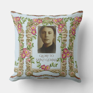 GLORY TO SAINT GEMMA GALGANI CUSHION