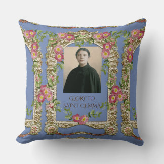 GLORY TO SAINT GEMMA GALGANI CUSHION