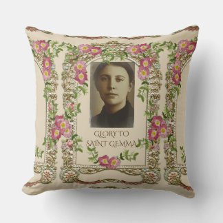 GLORY TO SAINT GEMMA GALGANI CUSHION