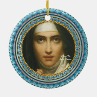 Glory To Saint Teresa Ceramic Tree Decoration