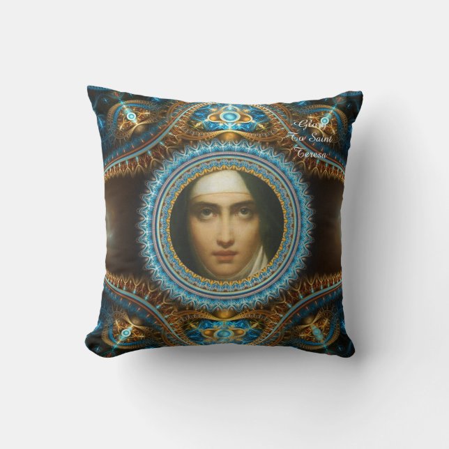 Glory To Saint Teresa Cushion (Front)