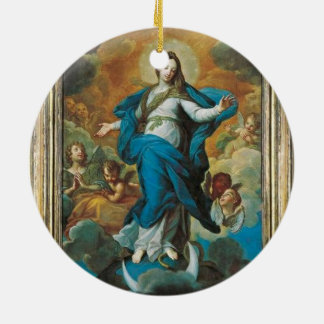 Glory to the Annunciation Ceramic Tree Decoration