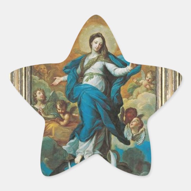 Glory to the Annunciation Star Sticker (Front)