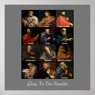 GLORY TO THE APOSTLES POSTER