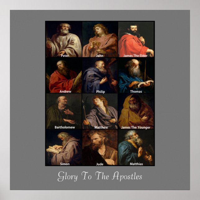 GLORY TO THE APOSTLES POSTER (Front)