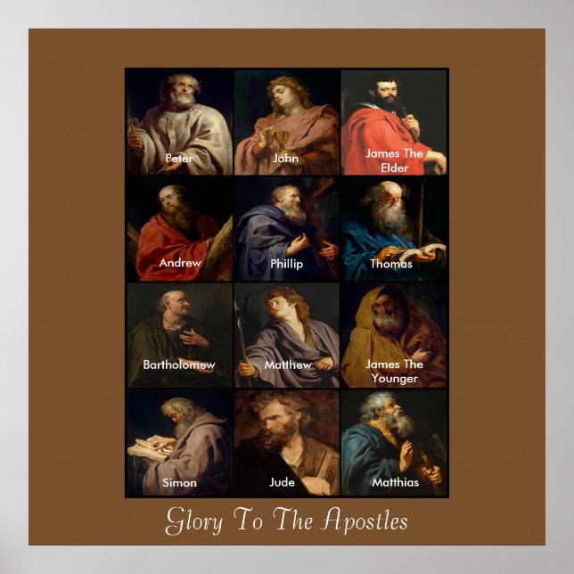 Glory To The Apostles Poster (Front)