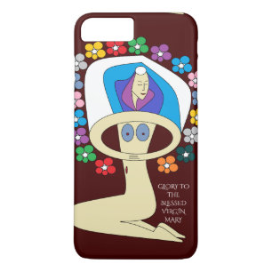 GLORY TO THE BLESSED VIRGIN MARY iPhone 8 PLUS/7 PLUS CASE