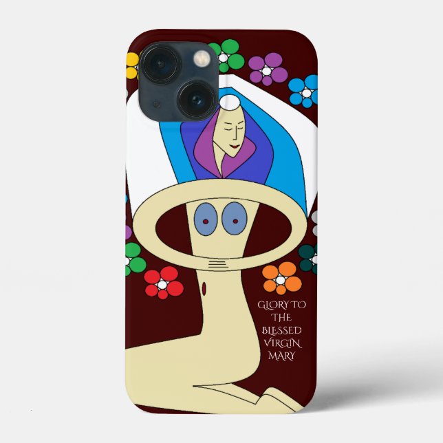 GLORY TO THE BLESSED VIRGIN MARY  Case-Mate iPhone CASE (Back)