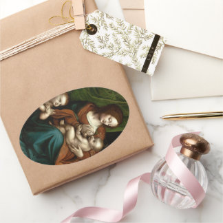 Glory To The Divine Breast of Mary Case-Mate iPhon Oval Sticker