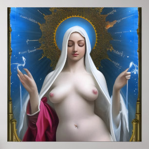 Glory To The Divine Breast of Mary Poster