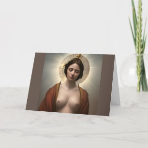 Glory To The Divine Breast of Mary Thank You Card