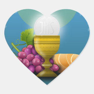 GLORY TO THE EUCHARIST HEART STICKER