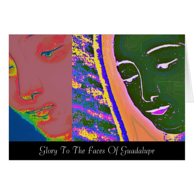 glory to the faces of guadalupe (Front Horizontal)