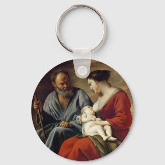 GLORY TO THE HOLY FAMILY KEY RING