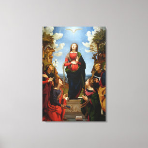 GLORY TO THE IMMACULATE CONCEPTION CANVAS PRINT